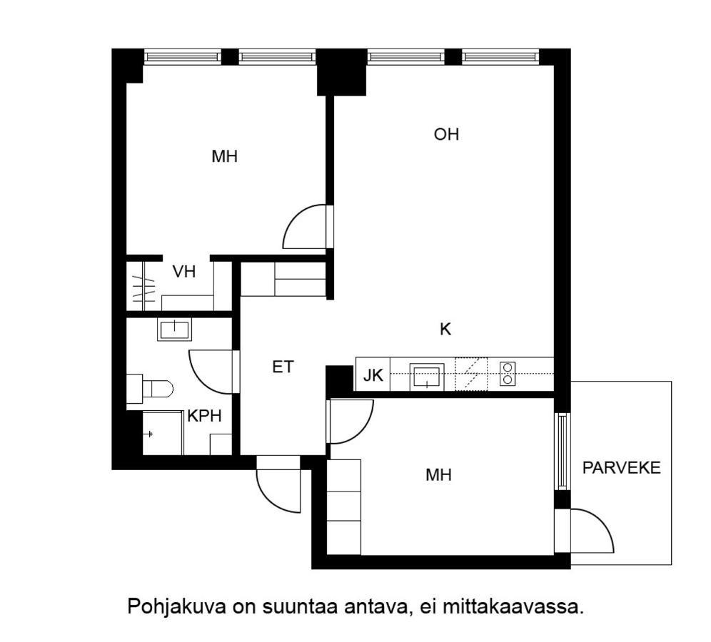 Modern 2Br Apartment With Balcony & Central Location - Hosted By 2Ndhomes Tammerfors Eksteriør bilde